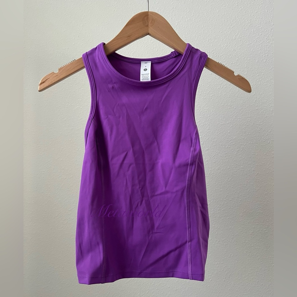 Lululemon Nulux ™ Racerback Cropped Run Tank In MONL